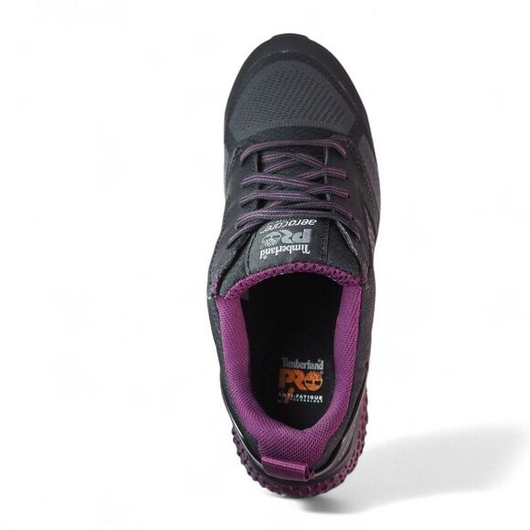 Timberland PRO Reaxion Low Composite Work Shoes Black / Purple A8001 Women's 9.5 - Picture 9 of 11